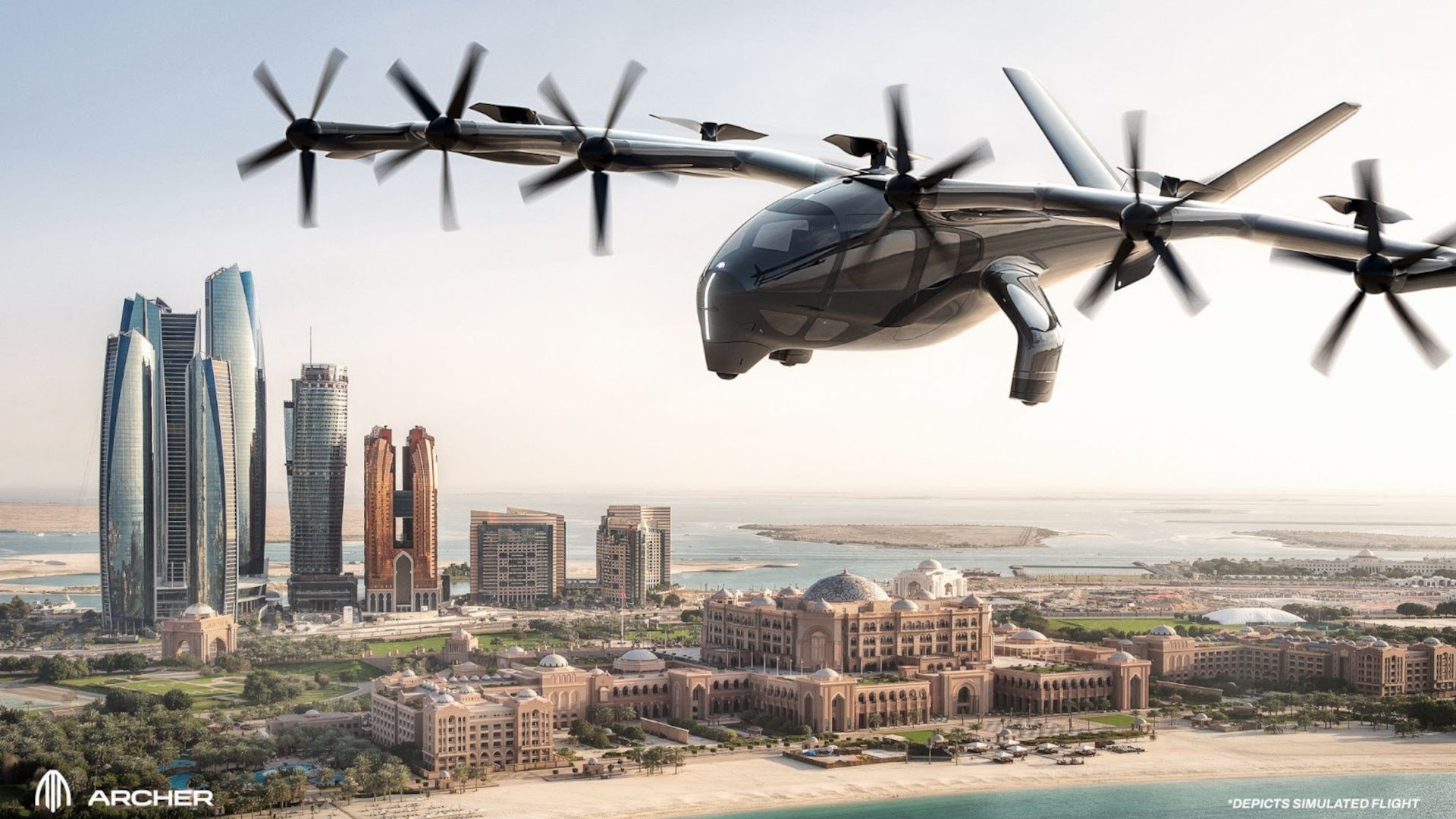 Archer Midnight air taxi UAE