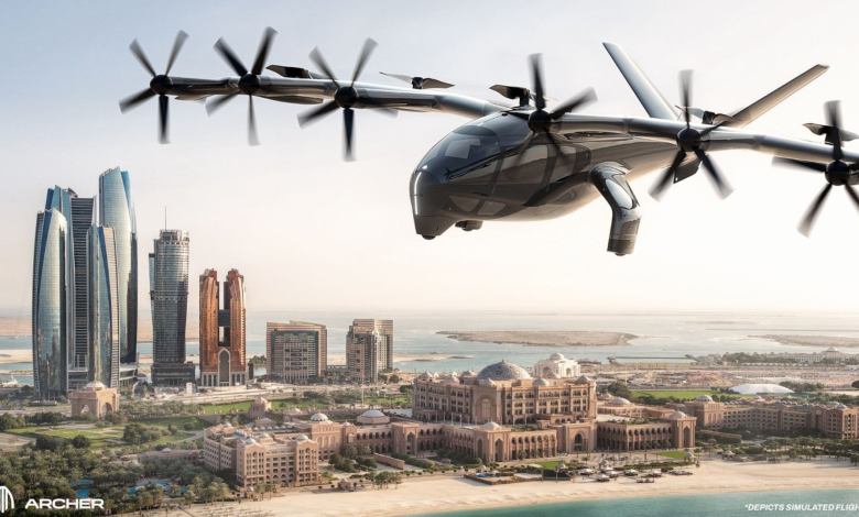 Archer Midnight air taxi UAE