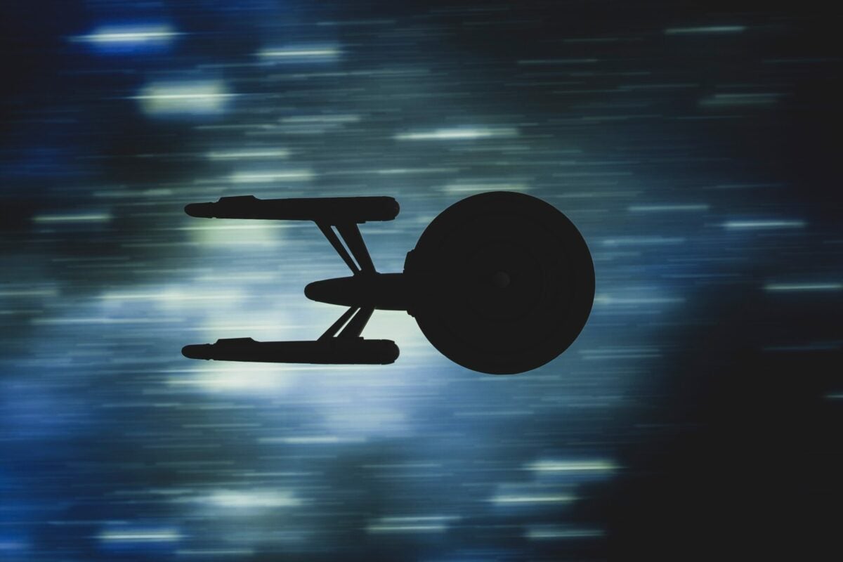 A wooden model of Starship Enterprise 1701 from the iconic TV show 'Star Trek' has been authenticated. [Credit: Willrow Hood / Shutterstock]