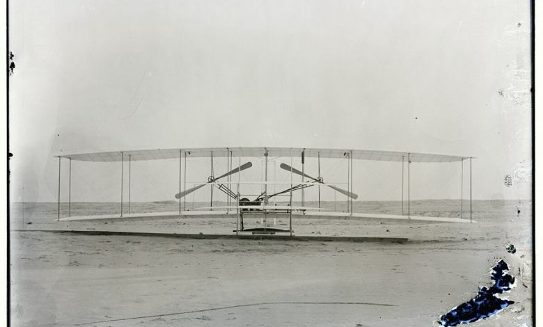 The original 1903 Wright Flyer [Credit: Library of Congress]