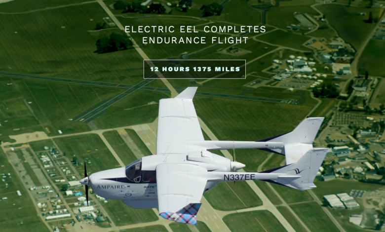Ampaire hybrid-electric aircraft record flight