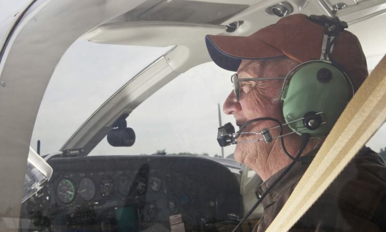 As long as the learner can pass a third-class medical exam, there is no maximum age limit for flight training. [Shutterstock]