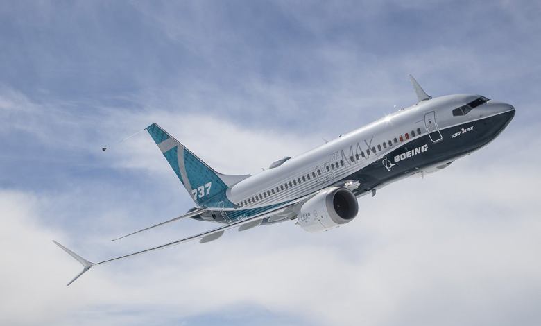 Boeing 737 MAX 7 First Flight Air to Air