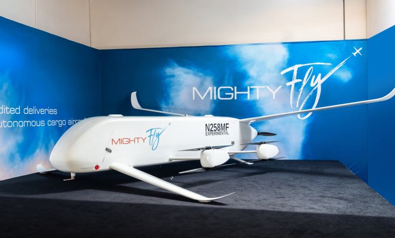 MightyFly Cento autonomous cargo eVTOL aircraft
