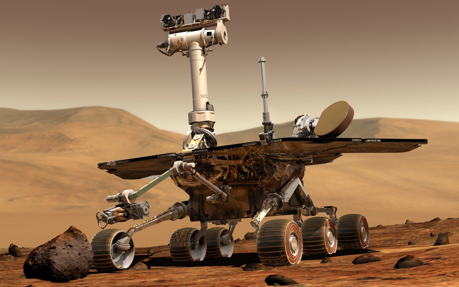 NASA Spirit Opportunity rover Mars space mission
