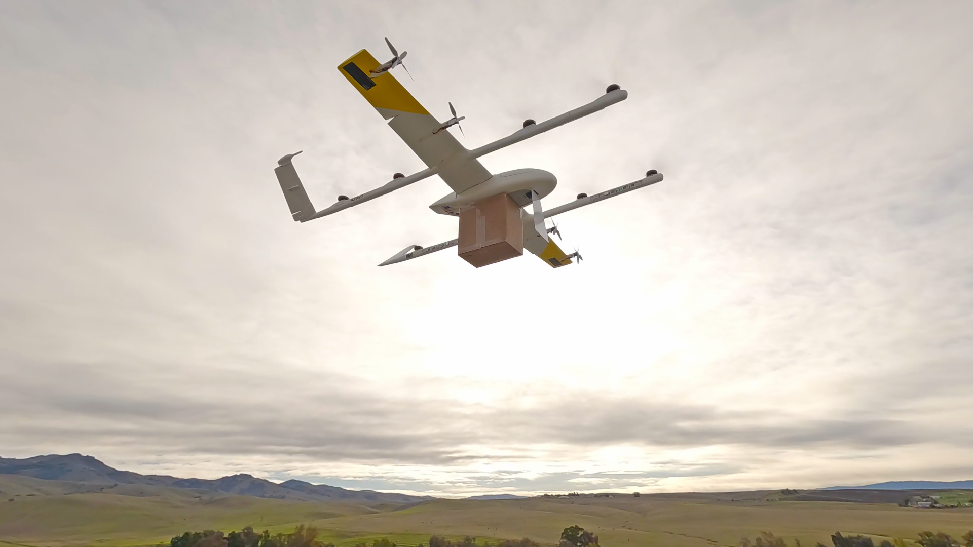 Wing drone delivery