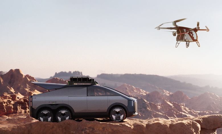 XPeng AeroHT flying car eVTOL design concept