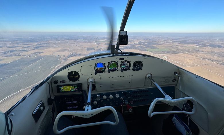 A long-awaited clear day provides a perfect opportunity to brush the rust off after a solid month of fog and low ceilings. [Credit: Jason McDowell]