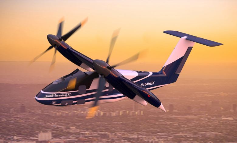 Sikorsky Hex eVTOL tiltwing aircraft concept