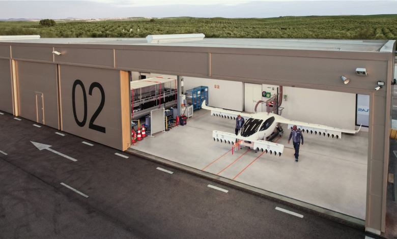 Lilium eVTOL Jet electric charging system