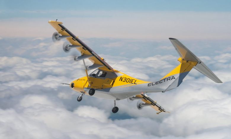 Electra eSTOL aircraft demonstrator EL-2 Goldfinch