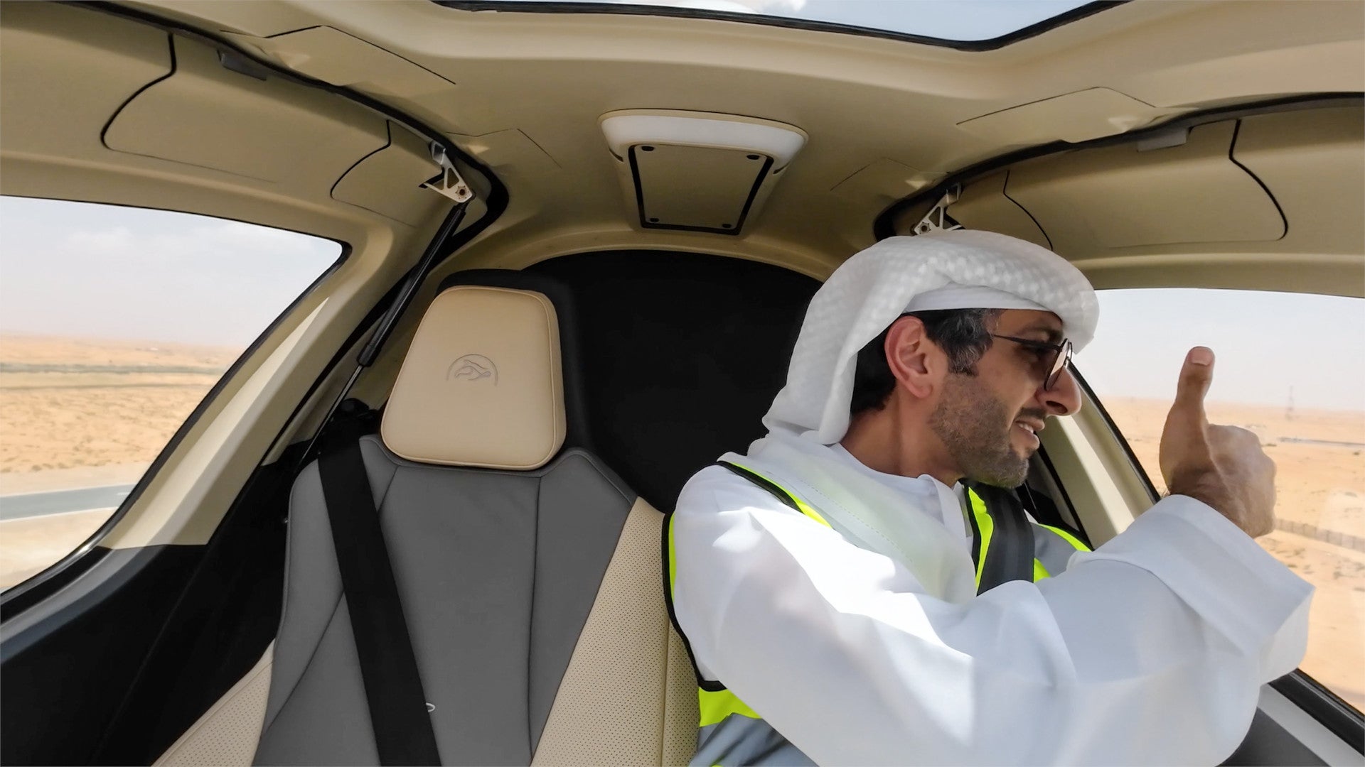 EHang eVTOL air taxi UAE