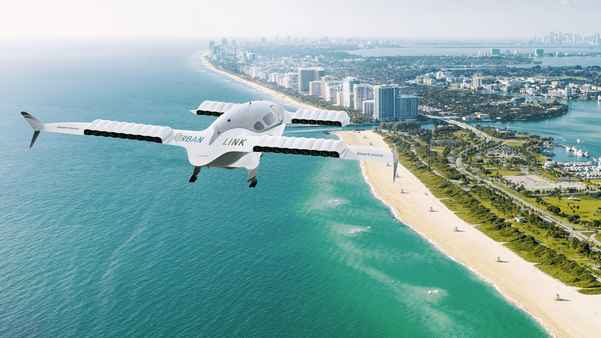 Lilium UrbanLink Miami Florida eVTOL air taxi