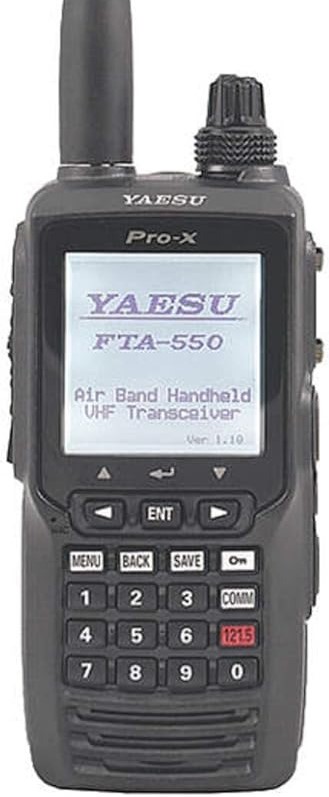 Yaesu FTA550 Handheld VHF Transceiver