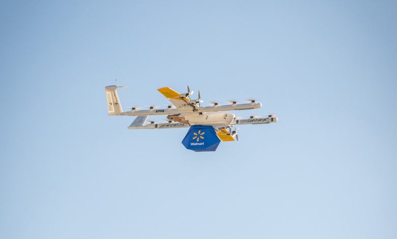 Wing Walmart drone delivery
