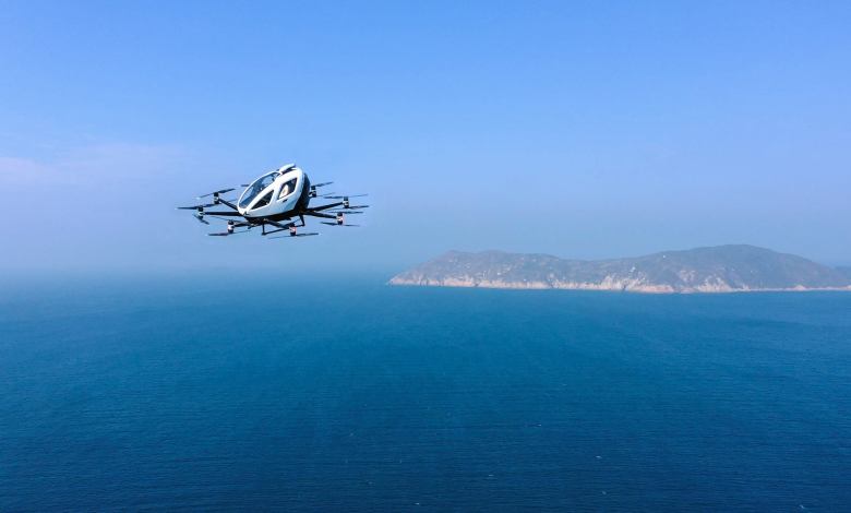 EHang eVTOL air taxi China Southern