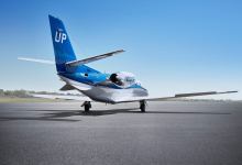 An aircraft from Wheels Up's fleet