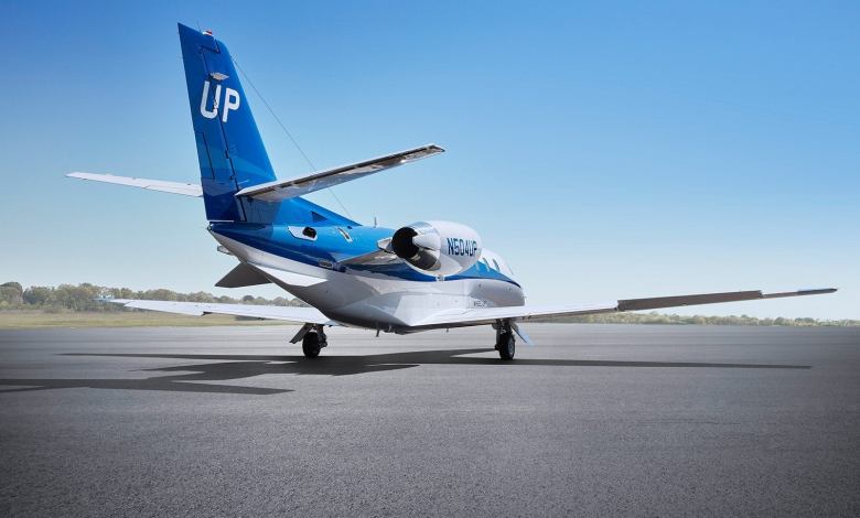 An aircraft from Wheels Up's fleet