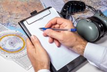 In ground school, student pilots learn important skills such as how to access and interpret weather, calculate aircraft performance, and use a checklist. [Credit: Adobe Stock]