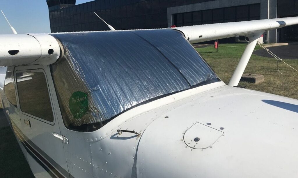 Aircraft Windshield Sunshade