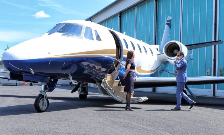 Private jet photo