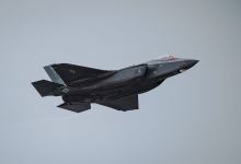 A U.S. Air Force F-35A Lightning II assigned to the 95th Fighter Squadron takes off at Tyndall Air Force Base, Florida, on March 1, 2024. [Courtesy: U.S. Air Force]