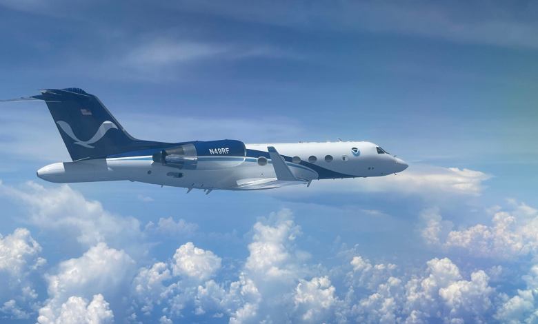 NOAA Gulfstream IV-SP G-IV hurricane hunter