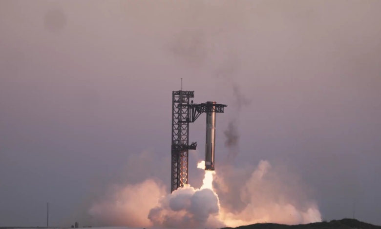 SpaceX Starship Super Heavy booster Flight 5 test