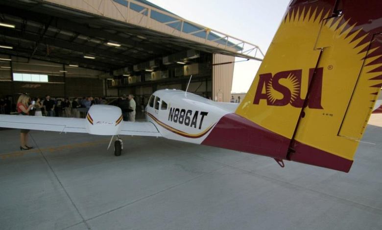 Plane at ASU