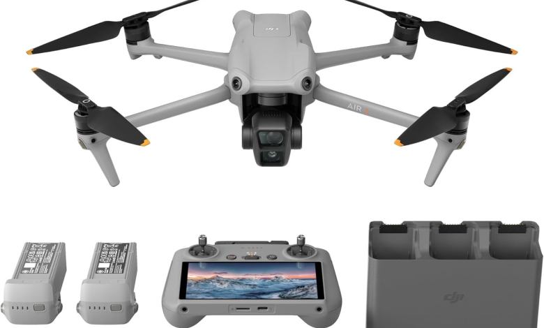 A DJI drone package
