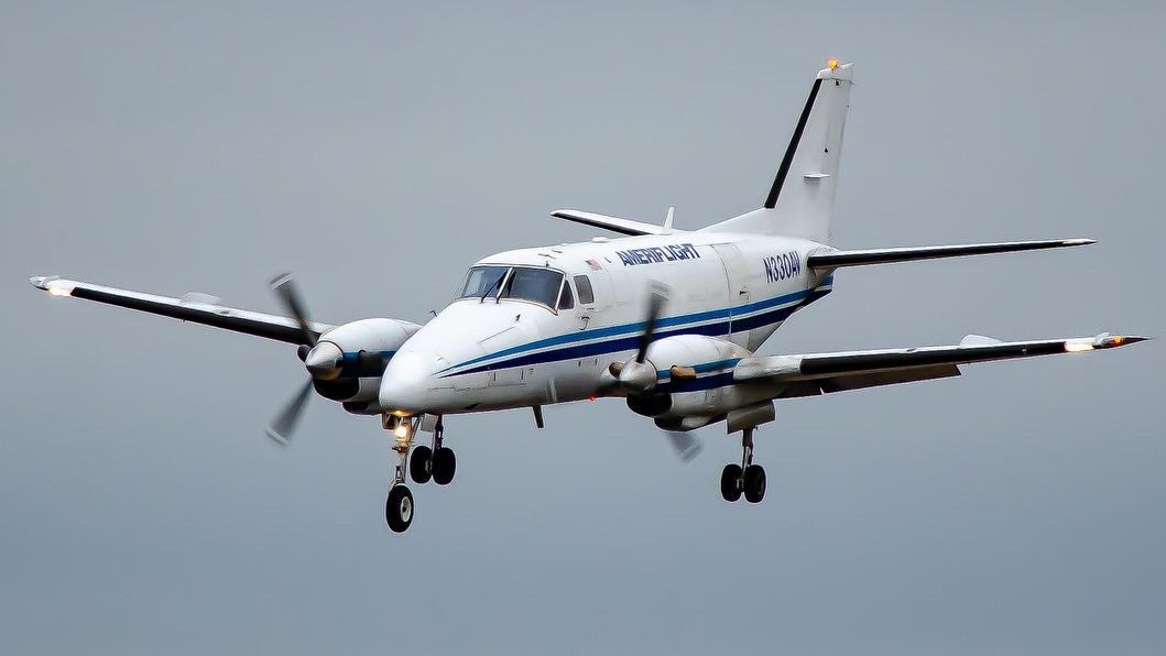 Ameriflight plane in air