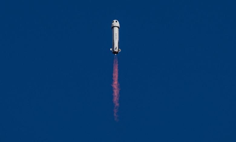 Blue Origin New Shepard space tourism mission