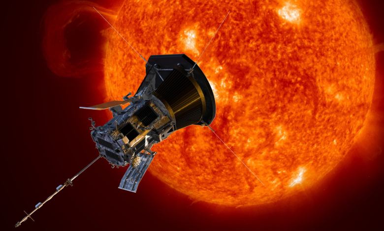 NASA Parker solar probe sun Christmas Eve