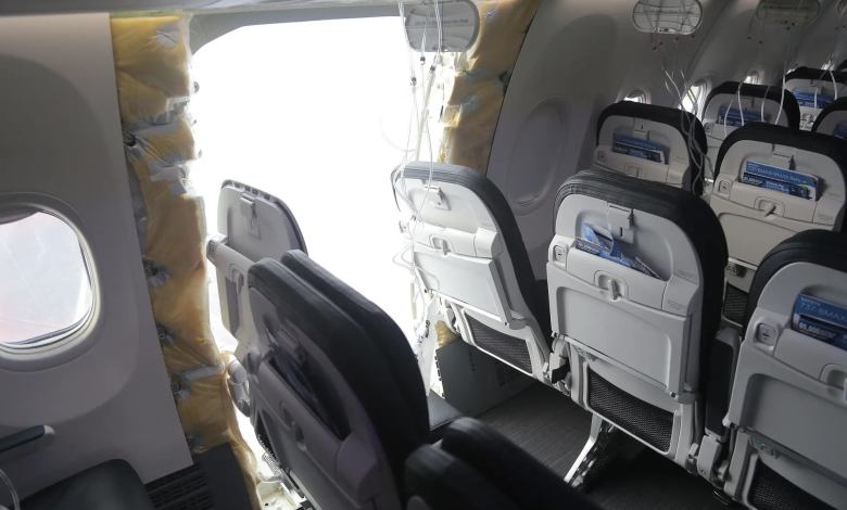 Boeing door plug Alaska Airlines flight