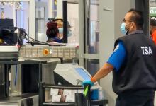 TSA employees at checkpoint