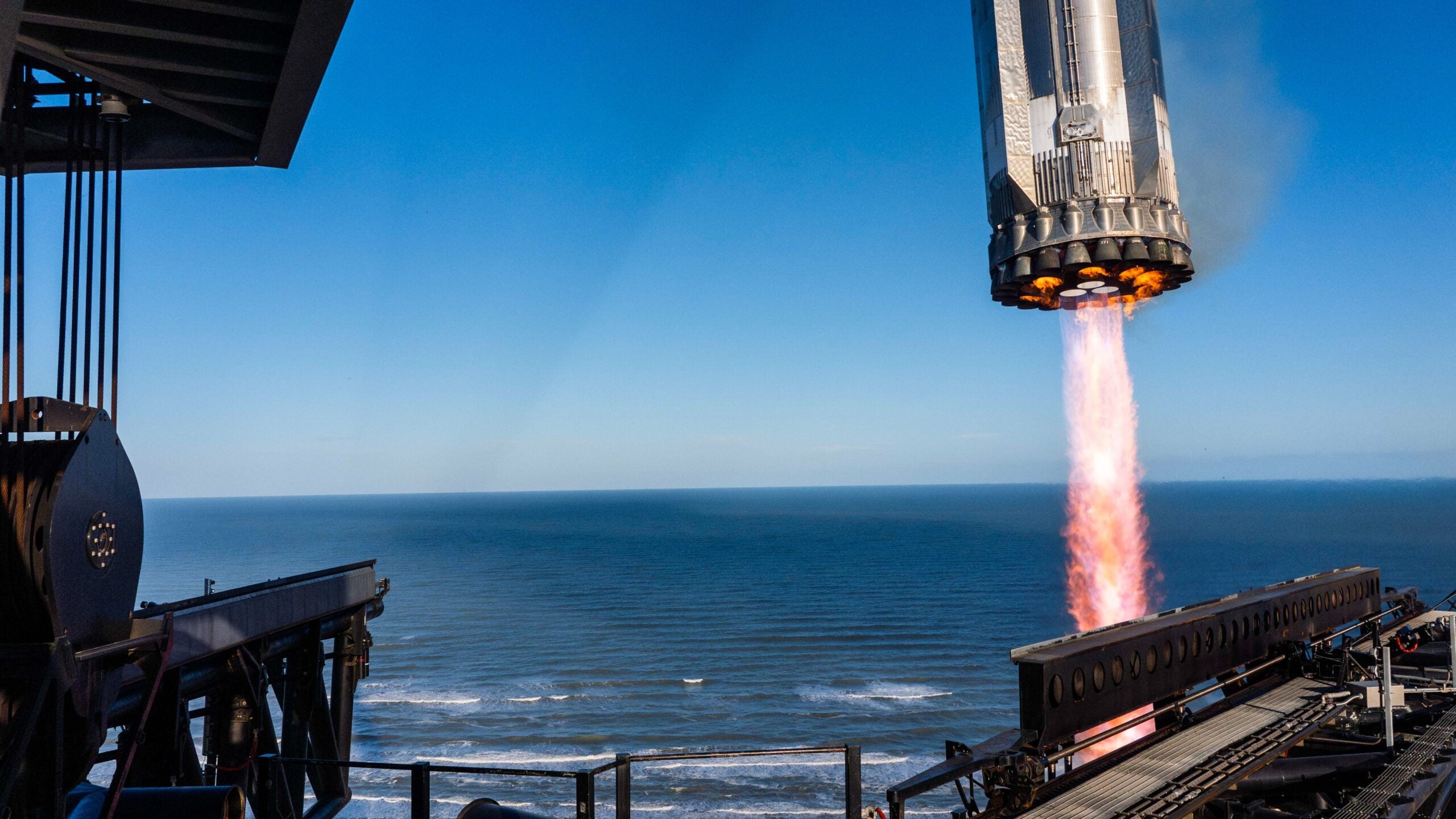 SpaceX Starship Super Heavy rocket launch