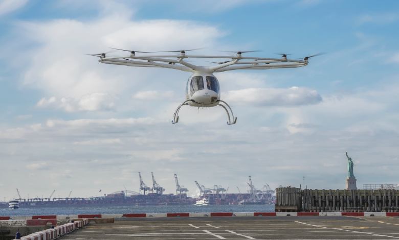 Volocopter VoloCity eVTOL electric air taxi New York