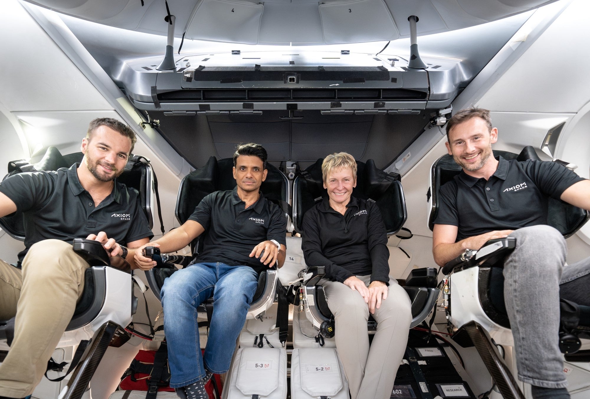 Axiom Mission 4 Ax-4 ISS SpaceX Dragon astronaut crew