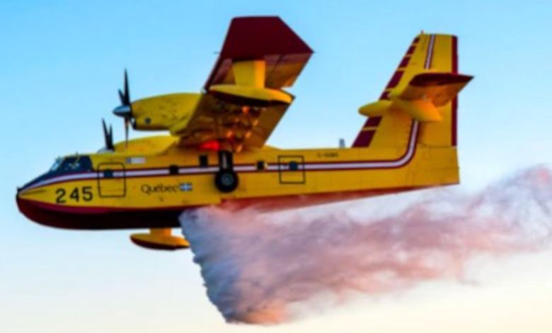 Los Angeles wildfires drone firefighting aircraft crash