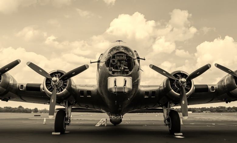 Bomber on the tarmac