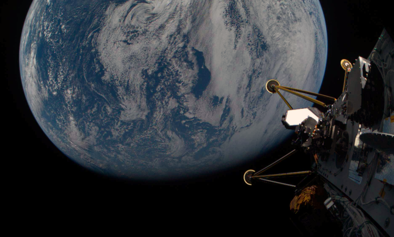 Intuitive Machines Athena lunar lander en route to moon
