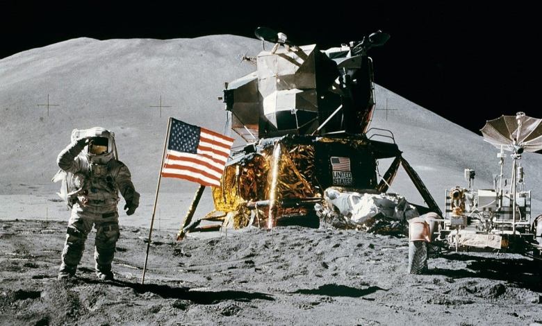 Man on the moon