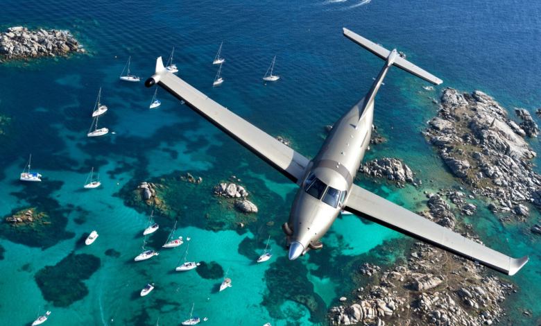 A PC-12 aircraft