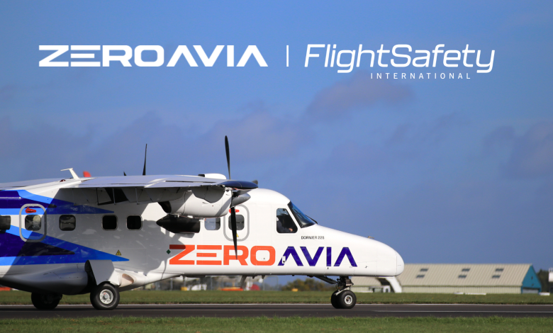 ZeroAvia FlightSafety International hydrogen aircraft