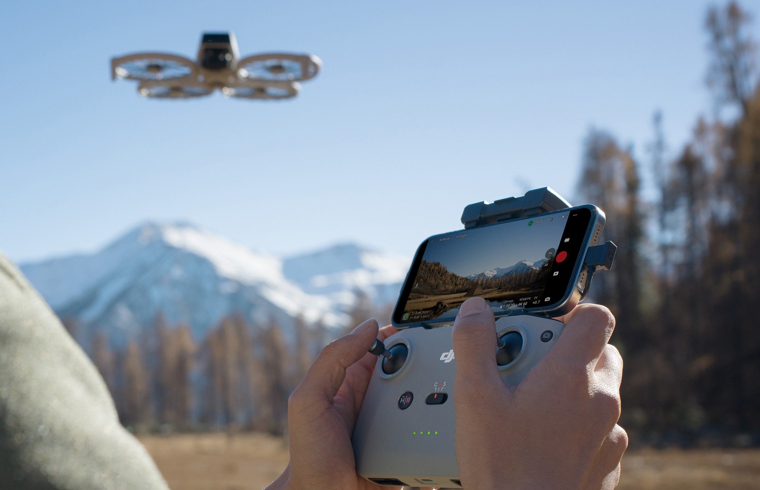 DJI Flip in flight