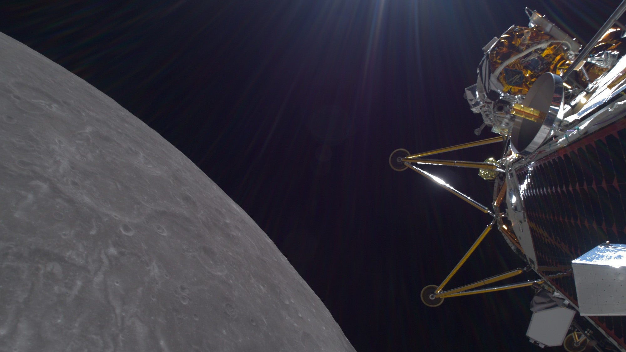 Intuitive Machines Athena lunar lander