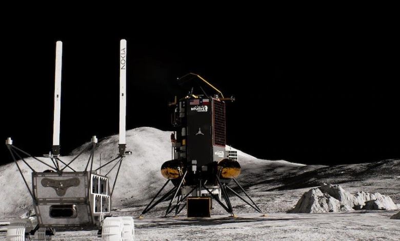 moon landing lunar lander Intuitive Machines