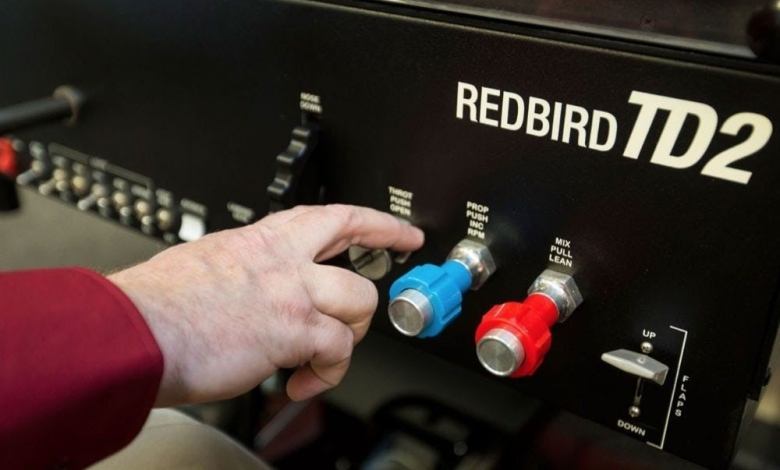 Redbird TD2 flight simulator