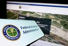 FAA insignia on a laptop [Credit: Shutterstock]