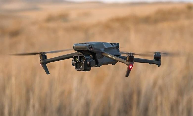 Drone in flight